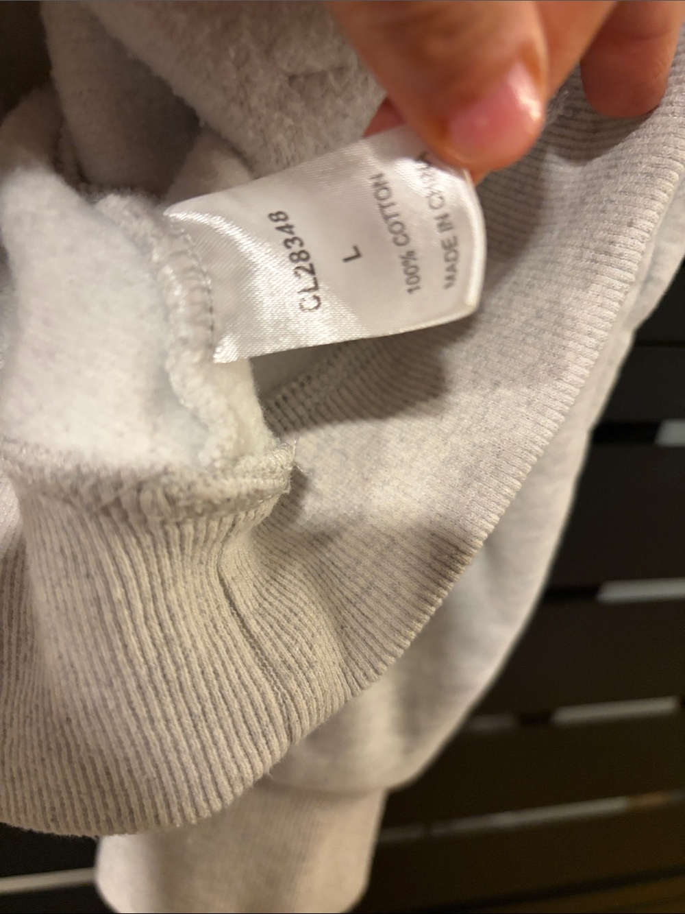 Pink Lily Light Heathered Gray Quarter Zip Hoodie - Picture 5 of 7